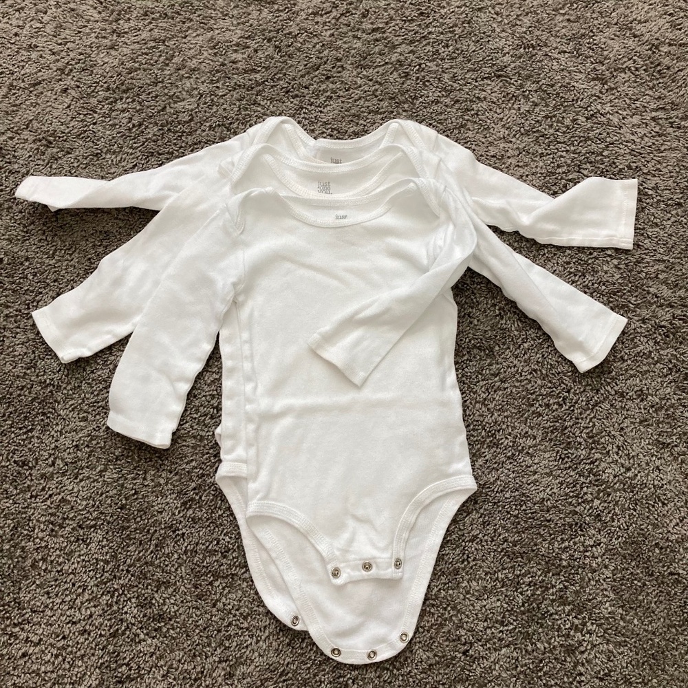 Just One You by Carter's White Bodysuits